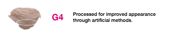 hockhua bird's nest processed for improved appearance through artificail methods
